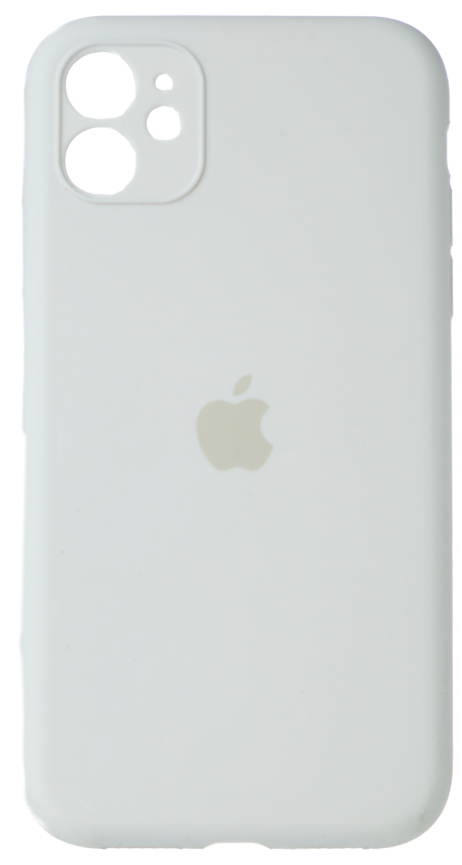 Чехол Silicone Case полная защита для iPhone 11 белый в Тюмени